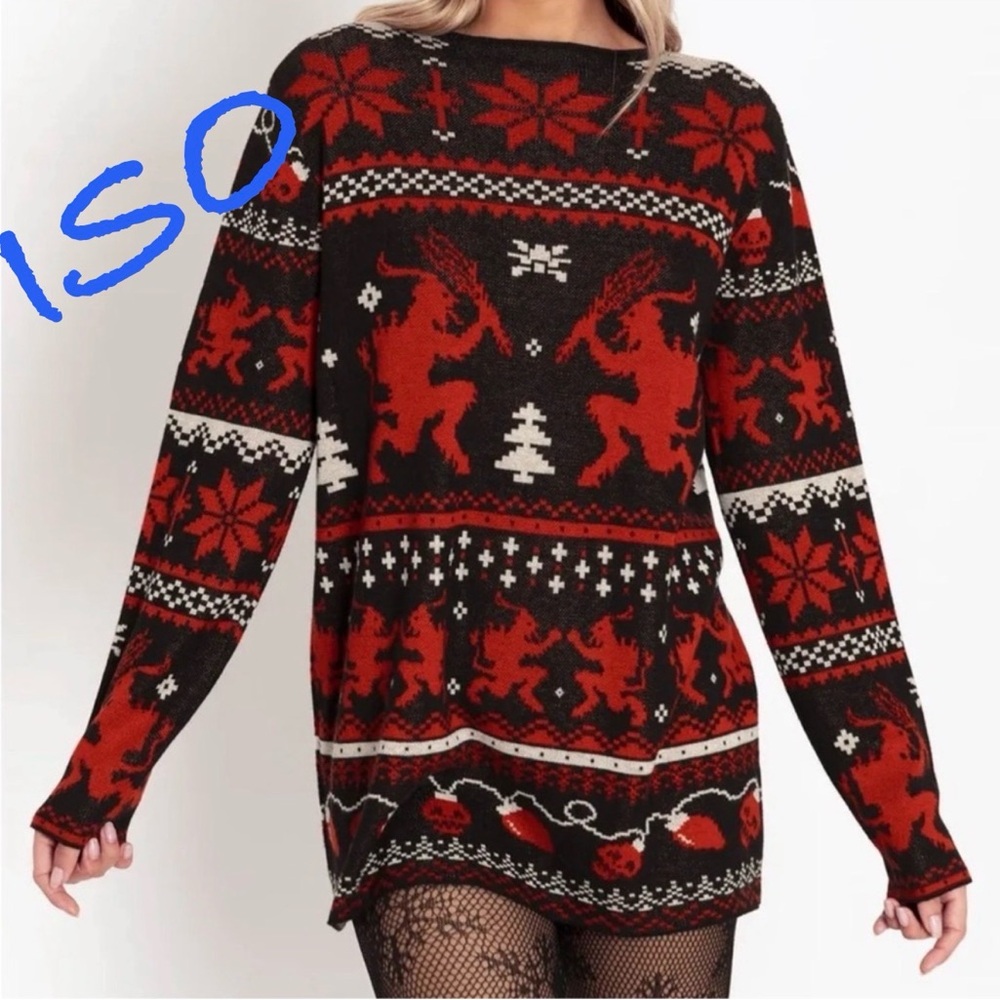 ISO: Krampus Sweater in (xs/s)